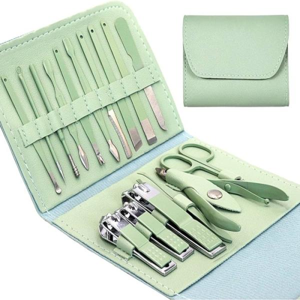 Nail Clippers Set, 16pcs Manicure & Pedicure Tools